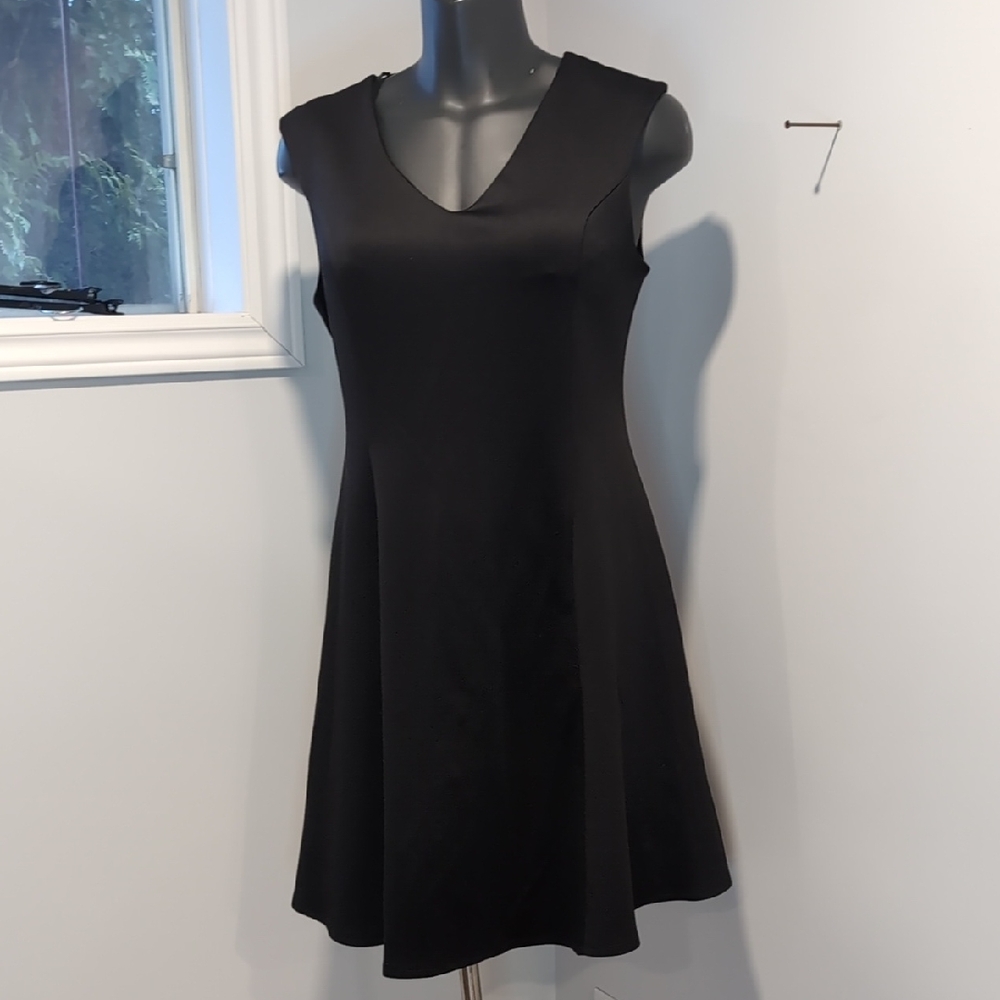 Penningtons Black Fit And Flare Sleeveless Dress Plus Size 2X